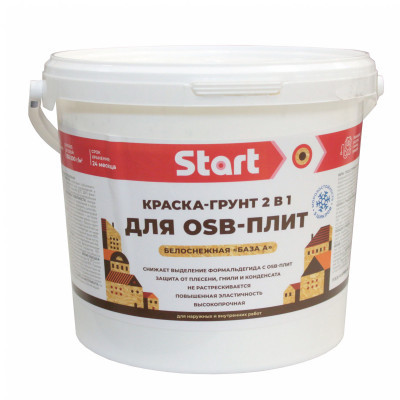 Краска-грунт для OSB-плит СТАРТ 6кг