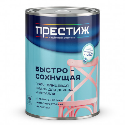 Эмаль акриловая Престиж полуглянц. бежевая 0.9кг