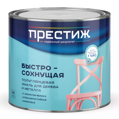 Эмаль акриловая Престиж белая 1.9кг