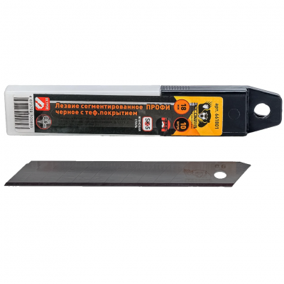 Лезвия для ножа Росомаха 18мм (0,6мм) тефлон. покр. 10шт