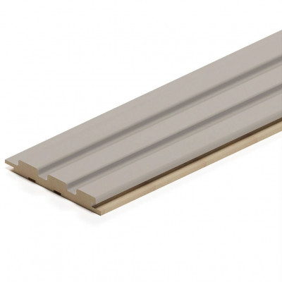 Панель МДФ Реечная Beats De Luxe Sandgrau 2700*119*16мм (4шт)