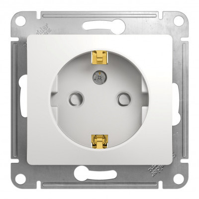 GSL000145 Розетка с заземлением со шторками