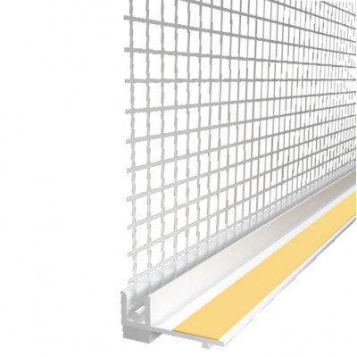 Оконный ЕвроПрофиль примыкающий 6мм с сеткой 2.5м