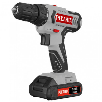Ресанта Дрель-шуруповерт ДА-18-2ЛК ЕА аккумуляторная
