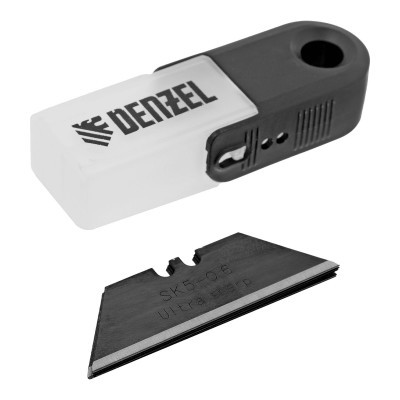 Лезвия Denzel Black SK5-0,6мм трапециевидные 19мм 5шт