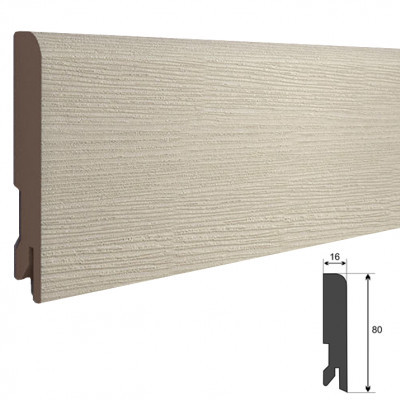 ПЛИНТУС Пл 80МДФ.2400.24041