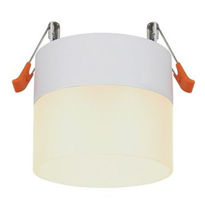 Св-к Ecola GX53 H4 5373 встр. спот без обода бел.мат