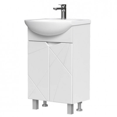 Тумба "Cont" Pronto 50.2D +раковина Рива 50 см