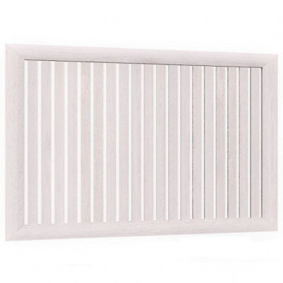 Экран для радиатора реечный ХДФ СД 120*60см Ясень белый