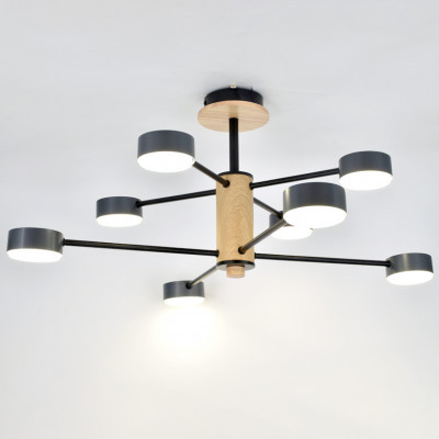 Люстра General 8GX53 50W Элизиум чер. мет/дер