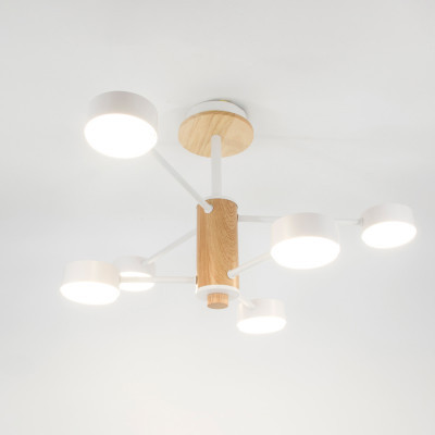 Люстра General 6GX53 50W Элизиум бел. мет/дер