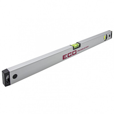 Уровень анодированный Ремоколор ECO 2 глазка, 600мм