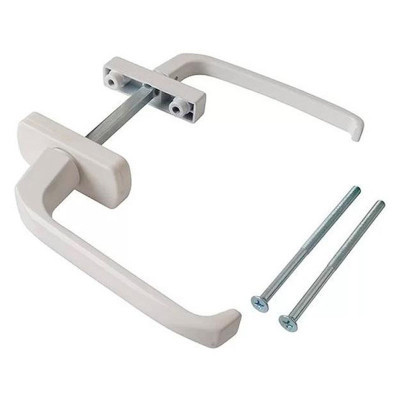 Ручка балконная двухсторонняя алюмин. BHS1 белая