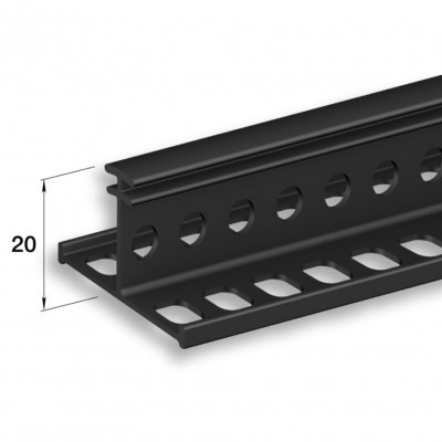 Профиль маячковый ПВХ ЕвроМаяк для стяжки 20мм*3м
