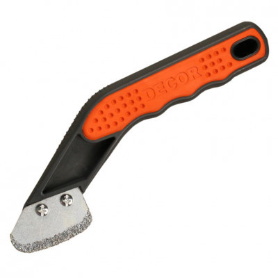 Скребок для расшивки швов закругленное лезвие DECOR