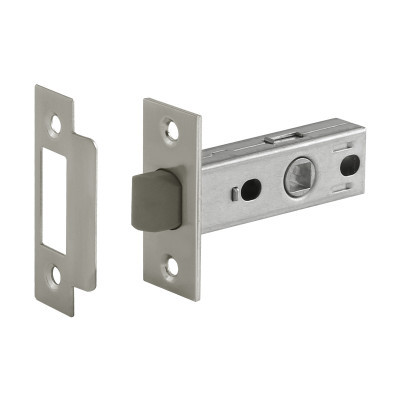 Защелка межкомнатная Y=45мм пласт. яз никель супер матовый