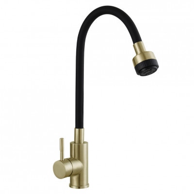 9001Gold Смеситель "Avrora" Kitchen золото Кухня