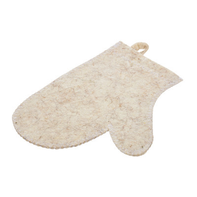 Рукавица для сауны войлок Б/Ш