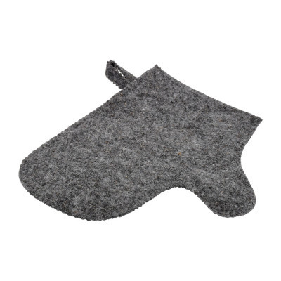 Рукавица для сауны Hot Pot серая Б/Ш