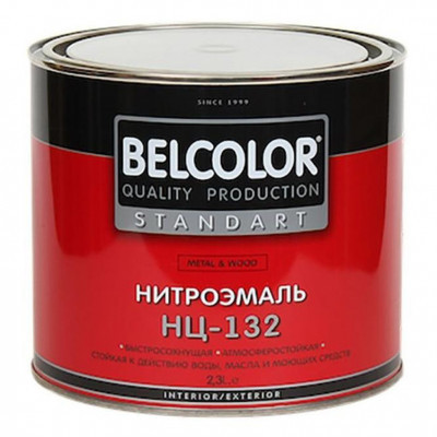 Нитроэмаль Белколор НЦ-132 белая 1,7кг