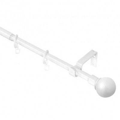 Карниз раздвижной-телескоп одноряд.1,6-3м шар большой