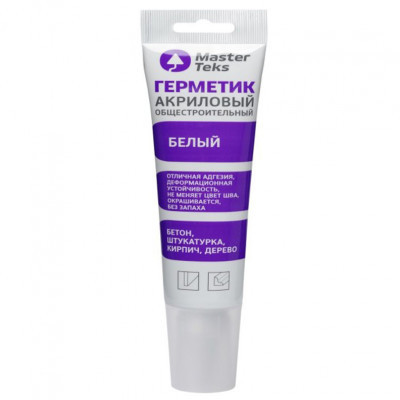 Герметик акриловый MasterTeks ProfiMaster белый 80мл