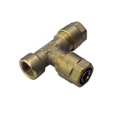 Тройник боковая резьба 20*3/4" Pexal