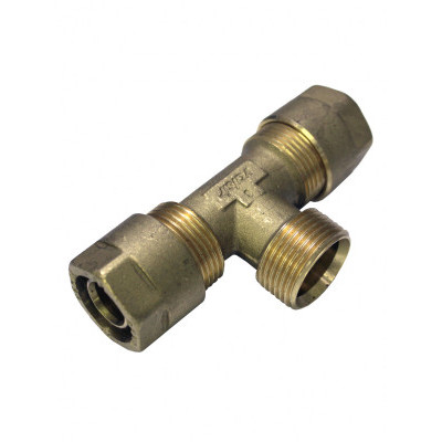 Тройник наружная резьба 26*1" Pexal