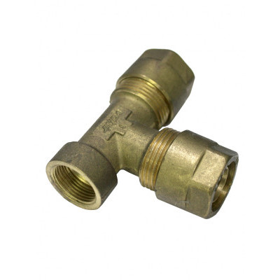 Тройник боковая резьба 26*3/4" Pexal