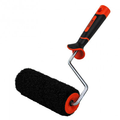 Валик для нанесения шпаклевки DECOR 100*50мм, ручка 8мм, ворс 10мм