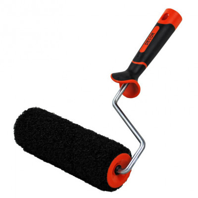 Валик для нанесения шпаклевки DECOR 180*50мм, ручка 8мм, ворс 10мм