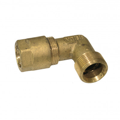 Угольник наружная резьба 20*3/4" Pexal