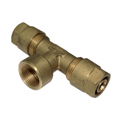 Тройник внутренняя резьба 20*3/4" Pexal