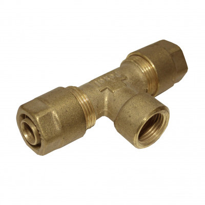 Тройник внутренняя резьба 20*1/2" Pexal