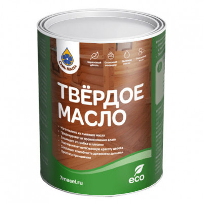 Твёрдое масло 0,9л Семь Масел