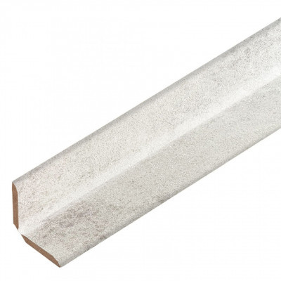 Угол МДФ Абсолют Бетон белый 2620*25*25мм