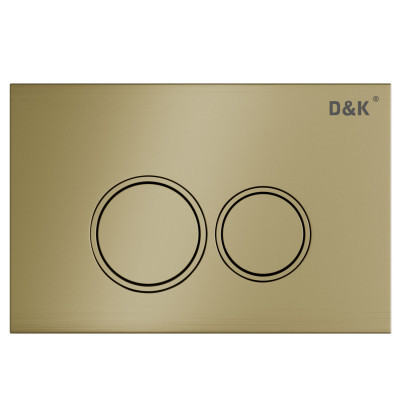 Клавиша смыва "D&K" DB1529007 золото (для DI8050127)