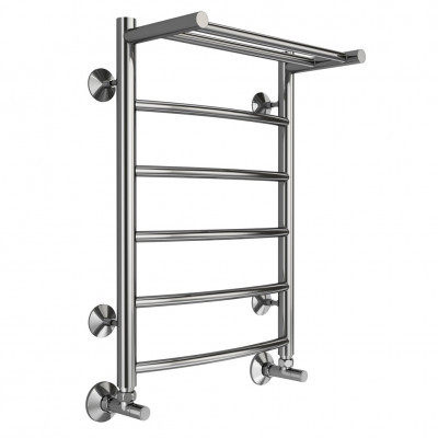 Полотенцесушитель "Терминус" Классик с полк П6 400*600 нерж