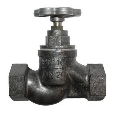 Вентиль 3/4" чуг 15ч18п ДУ20