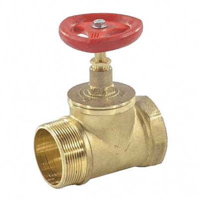 Клапан пожарный латунный Ду 50 муфта/цапка