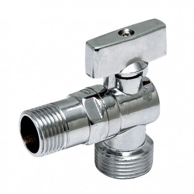 Кран шар угл 1/2*3/4 для подкл с/т приборов