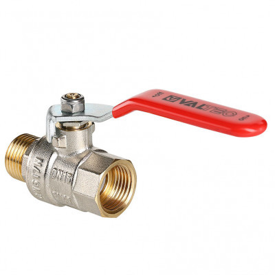 Кран шаровой BASE со стальной рукояткой 3/4 внутренняя-наружная резьба Valtec