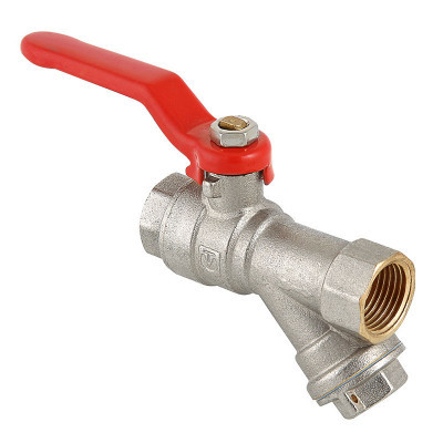Кран шаровой с фильтром руч. 1/2" вн-вн VALTEC