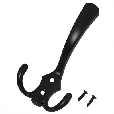 Крючок 3-х рожковый матовый черный 306 А BL