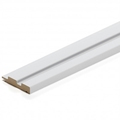 Профиль Финиш МДФ Stella Beats Белая 2700*77*16мм (4шт)