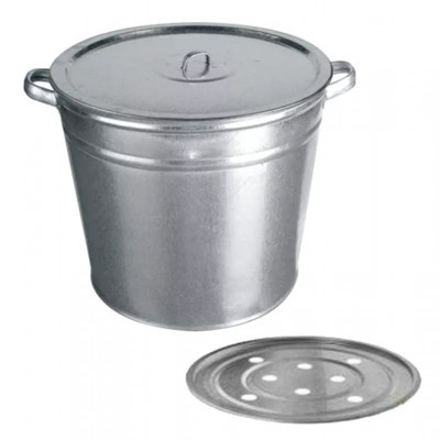 Бак для белья с решеткой 32л оцин.