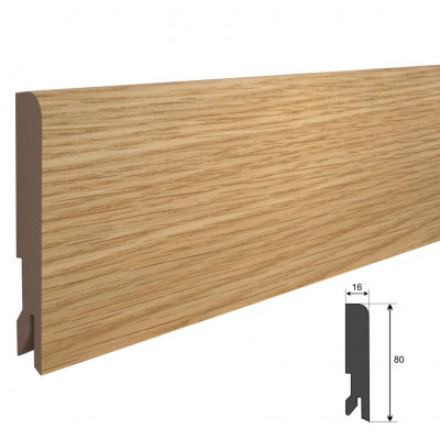 ПЛИНТУС МДФ Лука 80*16*2700м 4019