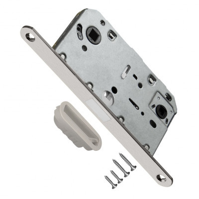 Защелка сантехническая магнит. А=96мм никель Status