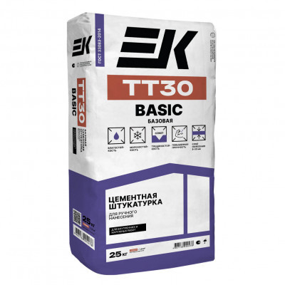Штукатурка цементная ЕК ТТ30 25кг