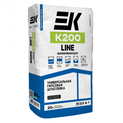 Шпатлевка гипсовая универсальная ЕК К200 20кг